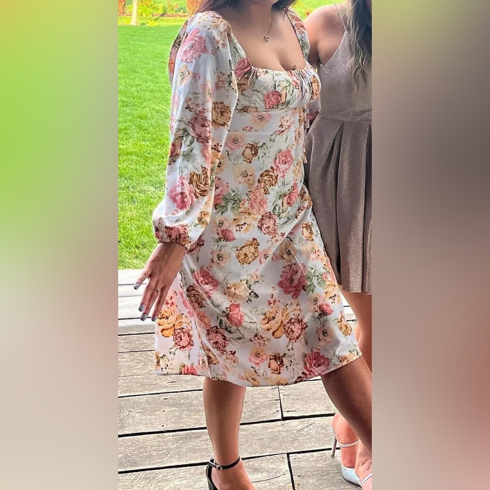 Floral Print Women's Dress